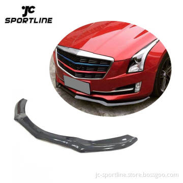 Carbon Fiber Front Bumper Lip Protector for Cadillac ATS 2013-2015